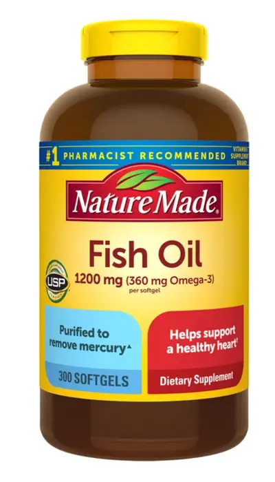 Nature Made Fish Oil 1200 mg, 300 Softgels